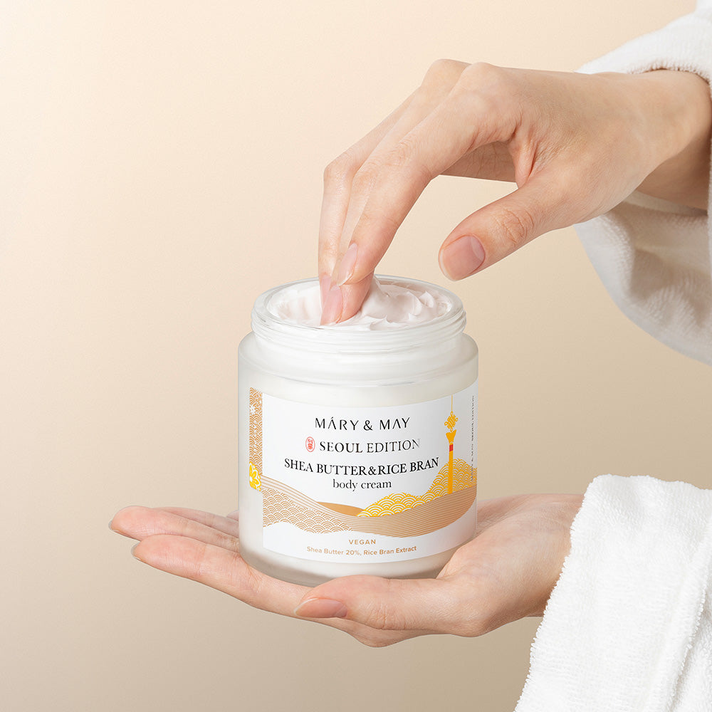 Mary&May [Seoul Edition] Shea Butter & Rice Bran Body Cream 250ml