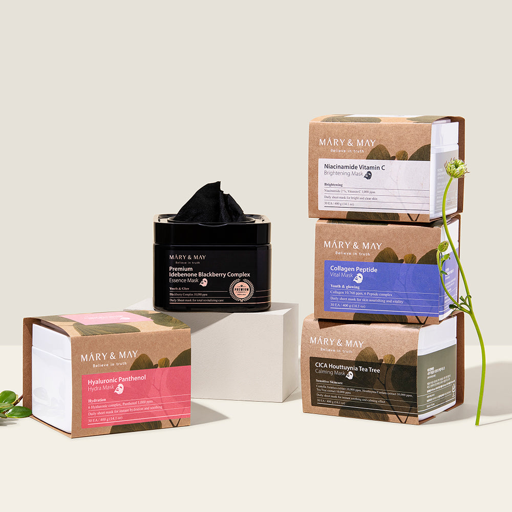 Mary&May CICA Houttuynia Tea Tree Calming Mask 30ea (400g)