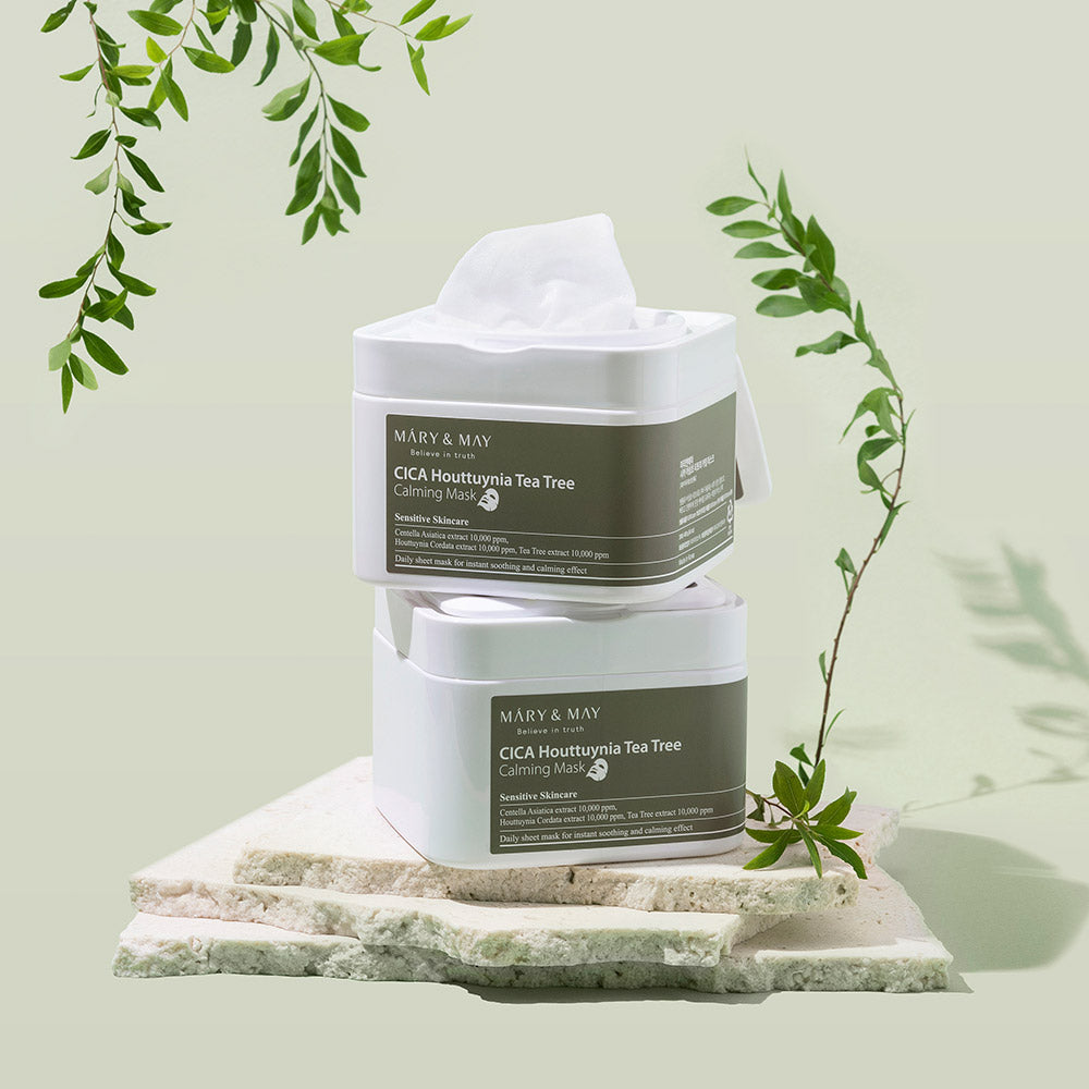 Mary&May CICA Houttuynia Tea Tree Calming Mask 30ea (400g)