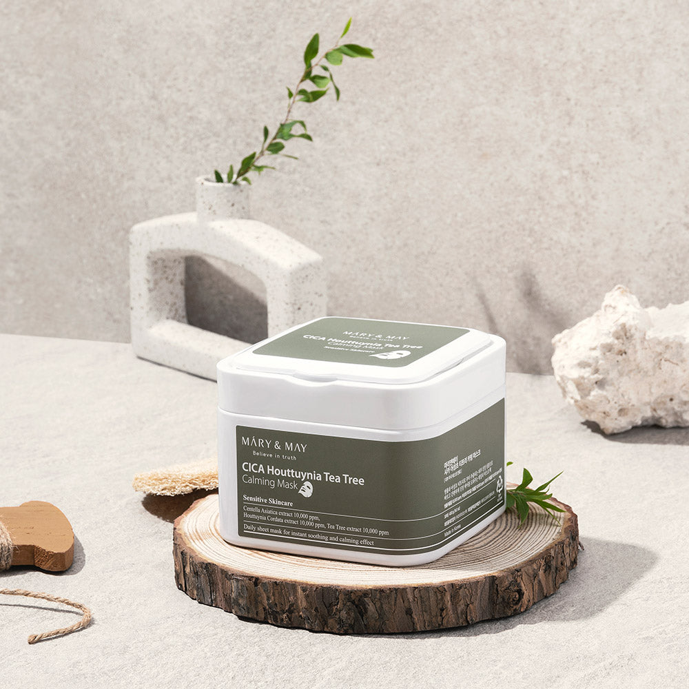 Mary&May CICA Houttuynia Tea Tree Calming Mask 30ea (400g)