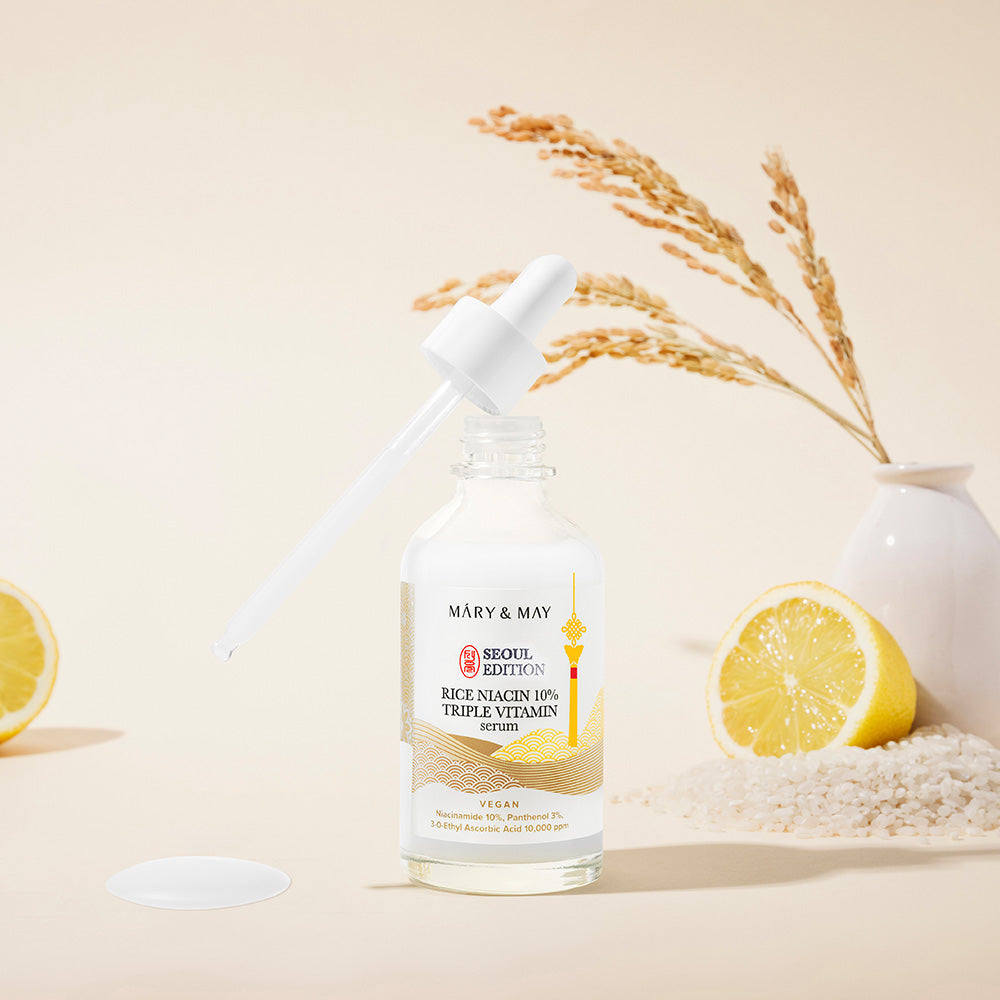 Mary&May [Seoul Edition] Rice niacin 10% Triple Vitamin Serum 80ml