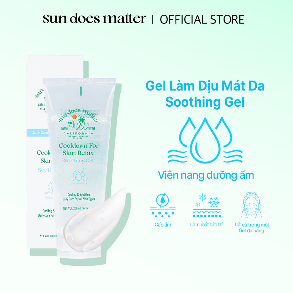 SDM Cooldown For Skin Relax Soothing Gel (200ml)