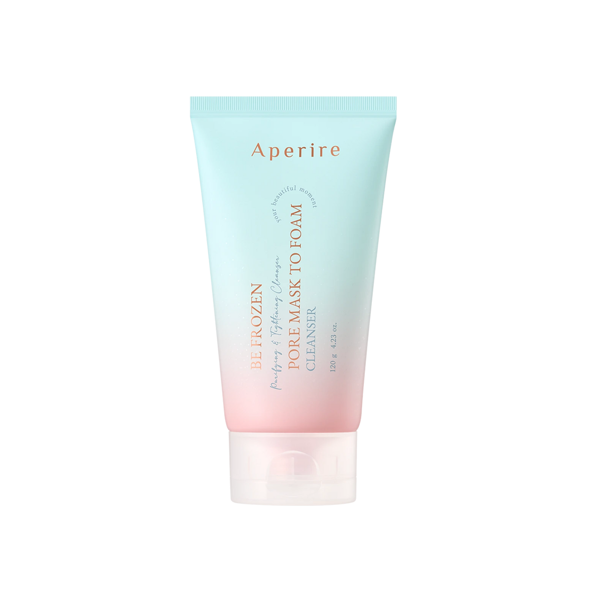 Aperire Be Frozen Pore Mask To Foam Cleanser 120g