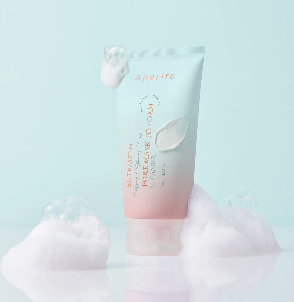 Aperire Be Frozen Pore Mask To Foam Cleanser 120g