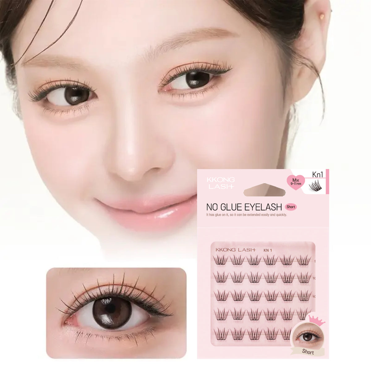 KKONGLASH No-Glue Eyelash KN1