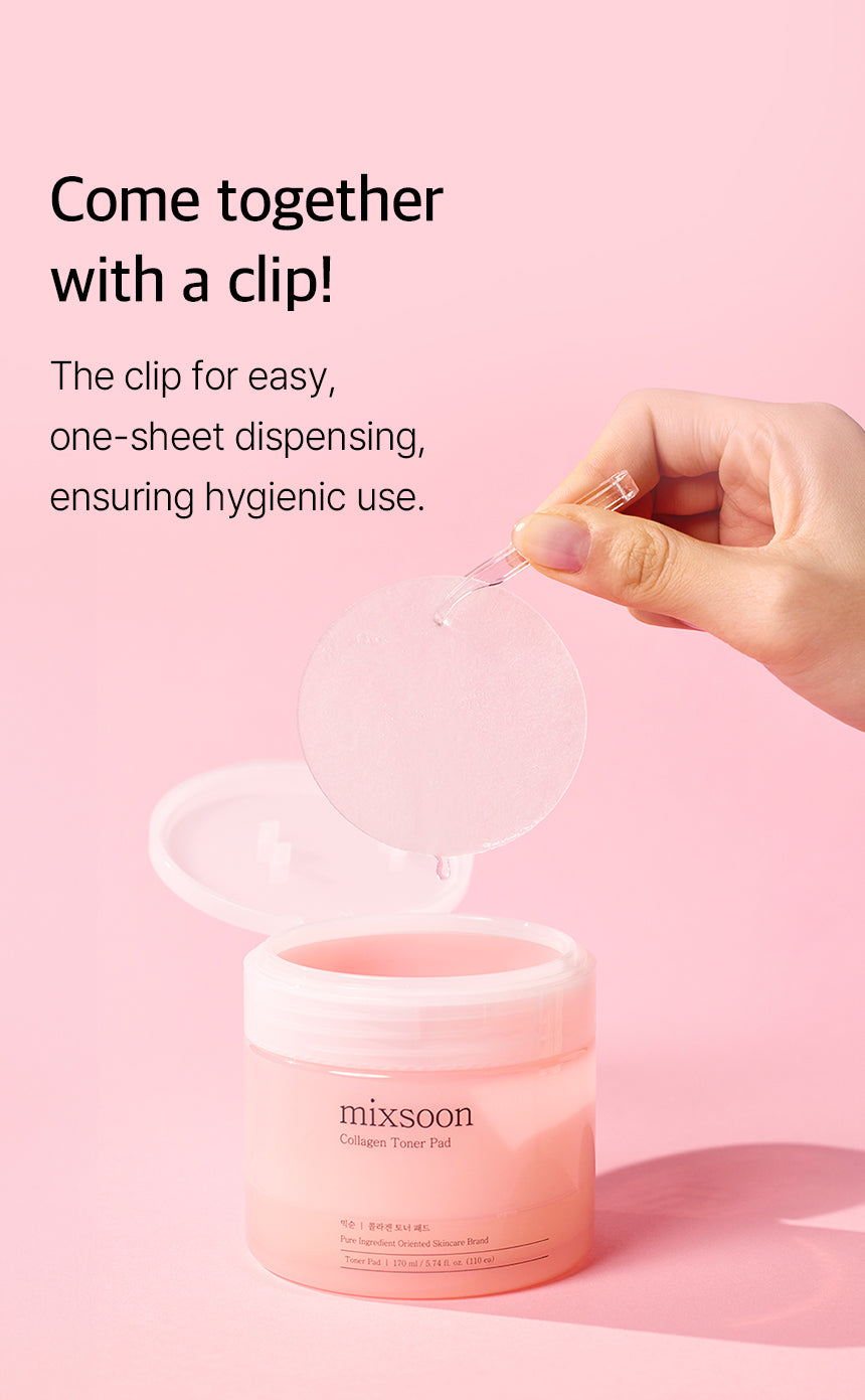 MIXSOON Collagen Toner Pad 110 Pièces