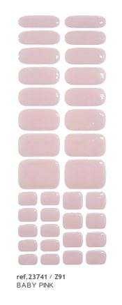 Vavacoco Volume Wrap Ongles & Pédicure (34 pièces) - ROSE BÉBÉ