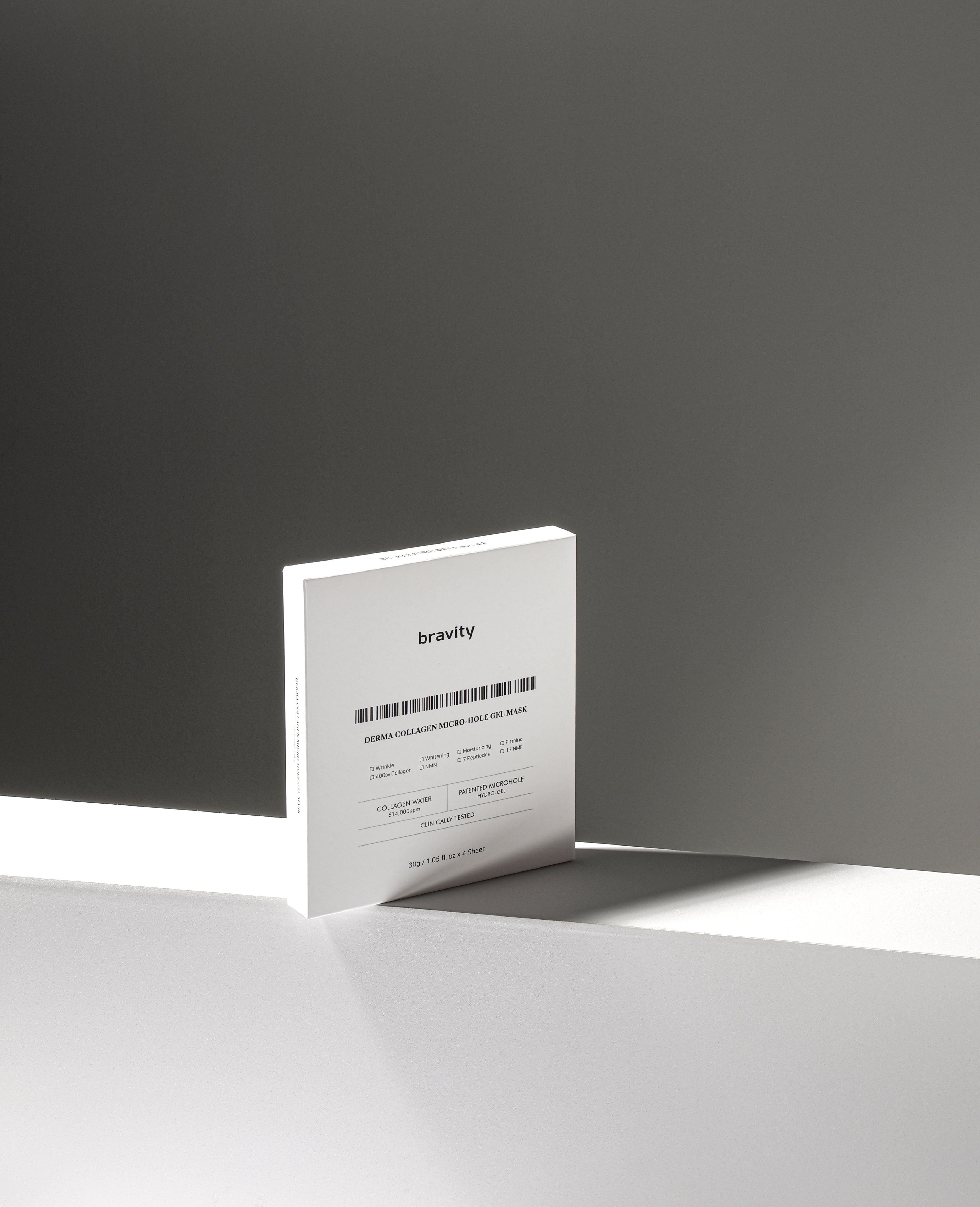قناع جل BRAVITY Derma Collagen Micro-hole 4EA