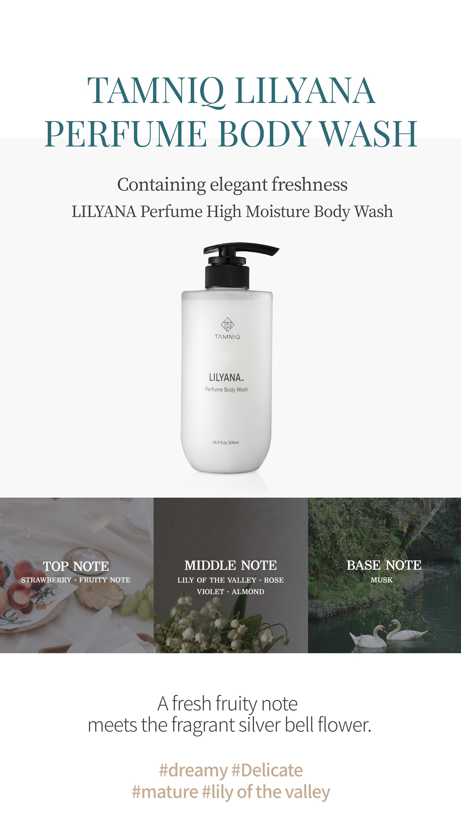 Gel Douche Parfumé TAMNIQ 500 ml